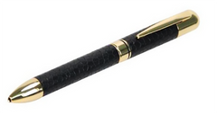 AMS-605 (Metal pen with leather finish) - Al Masam Stationery LLC