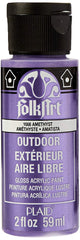 Folkart Outdoor Brush On - Metallic Amethyst 2 Oz - Al Masam Stationery LLC