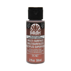 Folkart Metallic Multi Surface Paints Metallic Antique Copper - Al Masam Stationery LLC