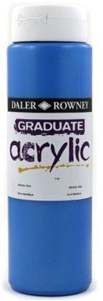 Daler Rowney Graduate Acrylic Color METALLIC BLUE - Al Masam Stationery LLC