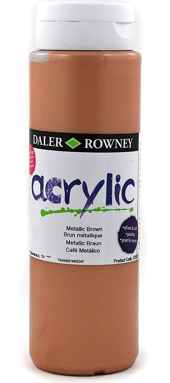 Daler Rowney Graduate Acrylic Color METALLIC BROWN - Al Masam Stationery LLC