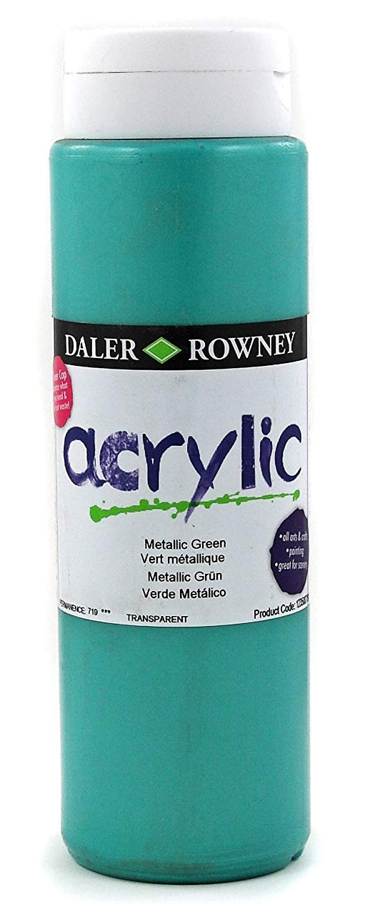 Daler Rowney Graduate Acrylic Color METALLIC GREEN - Al Masam Stationery LLC