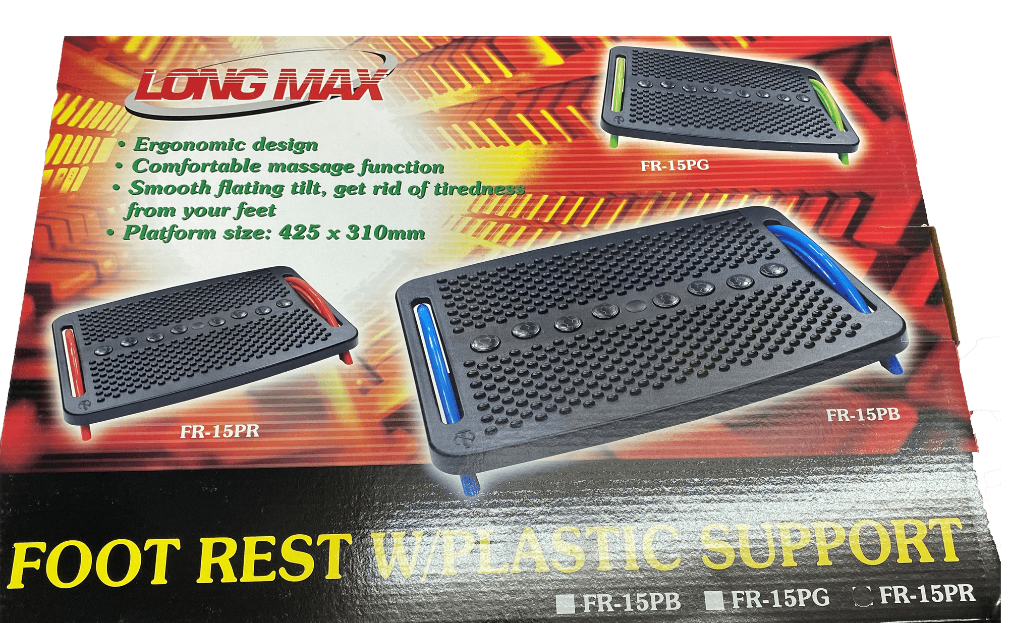 Micro Meilon Footrest with Red Plastic Support - Al Masam Stationery LLC