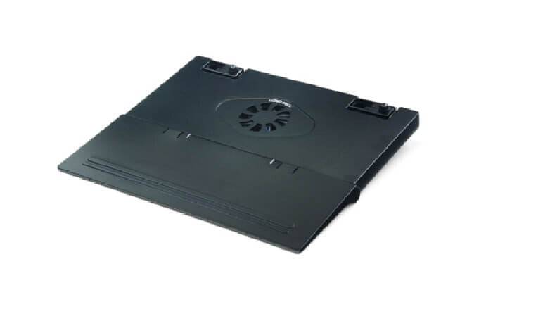 Micro Meilon Note Book Stand with 4 Port 2.0 USB Hub, Black Secondary image
