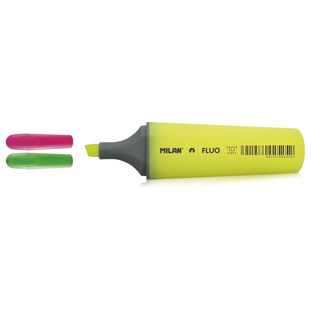 Fluo highlighters (yellow, green and pink) - Al Masam Stationery LLC