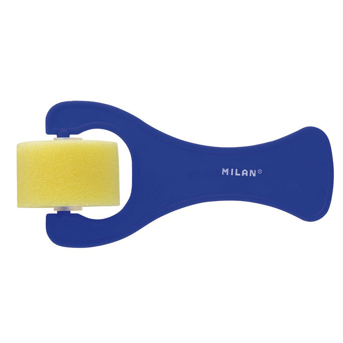 Small smooth sponge roller 1311 from Milan, 25 mm, ideal for painting or craft projects, with a compact, even surface.