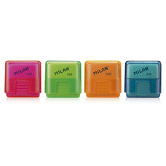 School 430 Look soft synthetic rubber erasers with protective case - Al Masam Stationery LLC