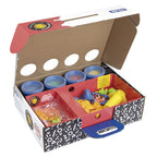 Kit 4 cans 116 g  Soft Dough with tools 'Funny faces' - Al Masam Stationery LLC