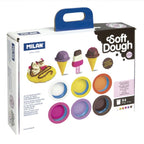 Kit 6 cans 59 g Soft Dough with tools 'Ice creams &Waffles' - Al Masam Stationery LLC