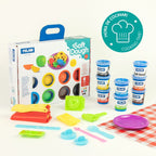 Kit 8 cans 59 g Soft Dough with tools 'Cooking time' - Al Masam Stationery LLC