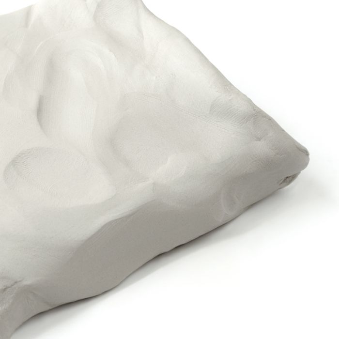 Air-dry natural clay, white colour (400 g) Secondary image