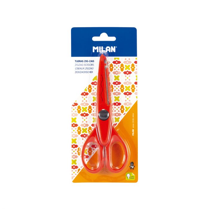 Blister pack zig-zag scissors, wavy edge Main image