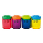 Milan Spin Pencil Sharpener + 4 erasers 430 - Al Masam Stationery LLC