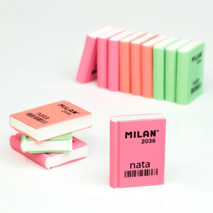 Book Shaped Erasers Nata® 2036 Assorted Colours Main image
