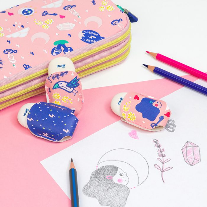 Erasers Oval 1012 with cover, Magic special series - Al Masam Stationery LLC