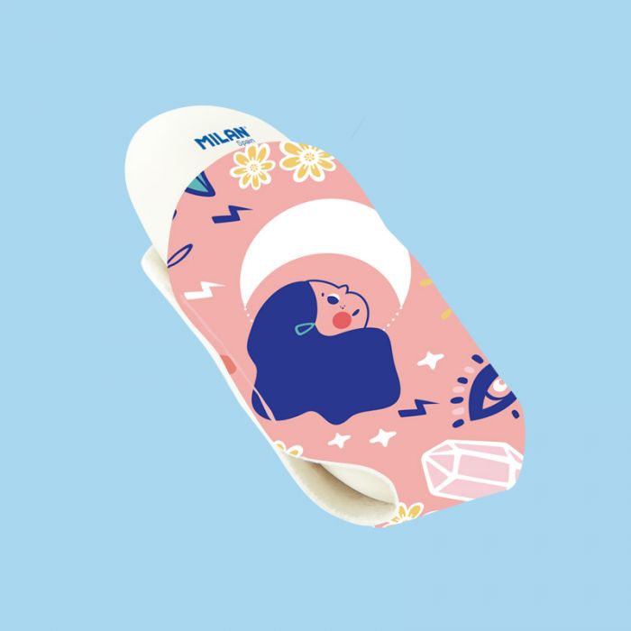 Erasers Oval 1012 with cover, Magic special series - Al Masam Stationery LLC