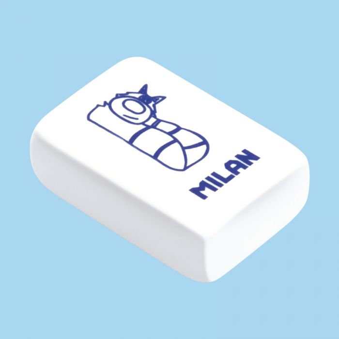 Flexible soft synthetic rubber eraser 4060 printed with children's designs - Al Masam Stationery LLC Main image