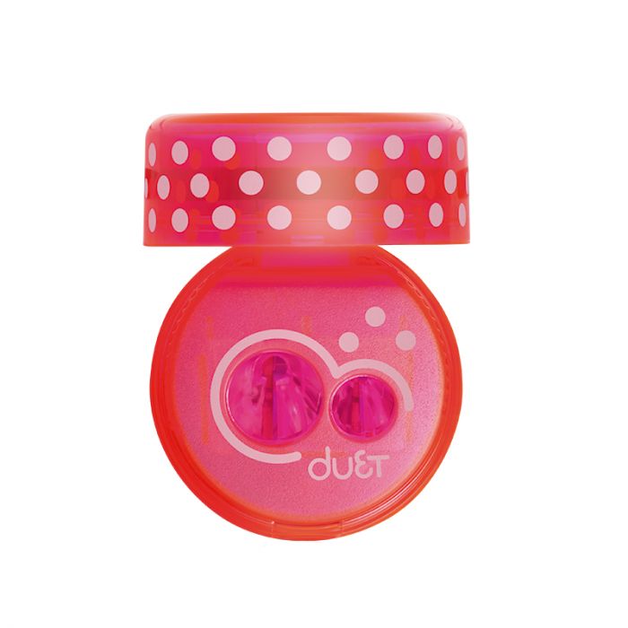 Milan Pink Duet Look Sharpener + 2 erasers 430 - Al Masam Stationery LLC
