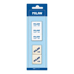Milan Synthetic Rubber Erasers 430 + 3 nata® erasers 648 - Al Masam Stationery LLC