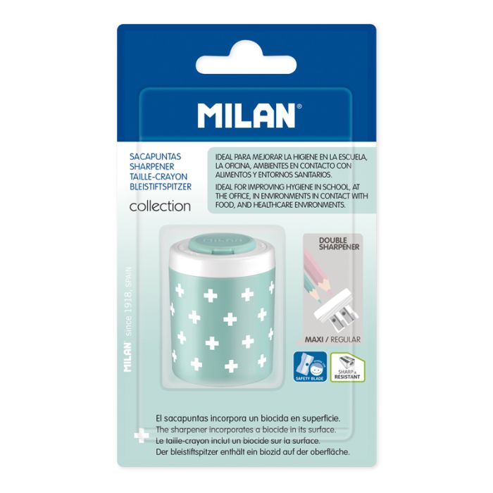 Millan Collection Turquoise Double Sharpener, + Edition series - Al Masam Stationery LLC Main image