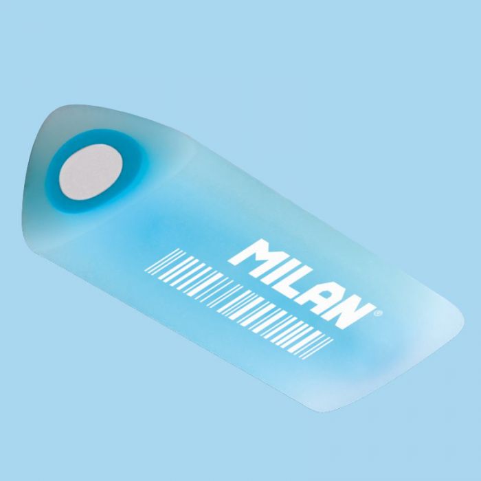 Translucent triangular Cristal F30 erasers, blue colour - Al Masam Stationery LLC Main image