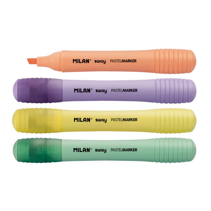 Display box 7 cases with 4 SWAY Pastel highlighters - Al Masam Stationery LLC Main image