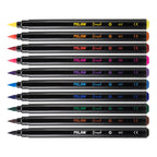 Brush tip  fibrepens - (Pack of 10) - Al Masam Stationery LLC