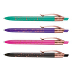Display box 14 cases with 4 P1 Silver pens, assorted colours - Al Masam Stationery LLC