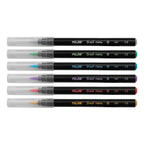 Brush tip fibrepens metallic colours
