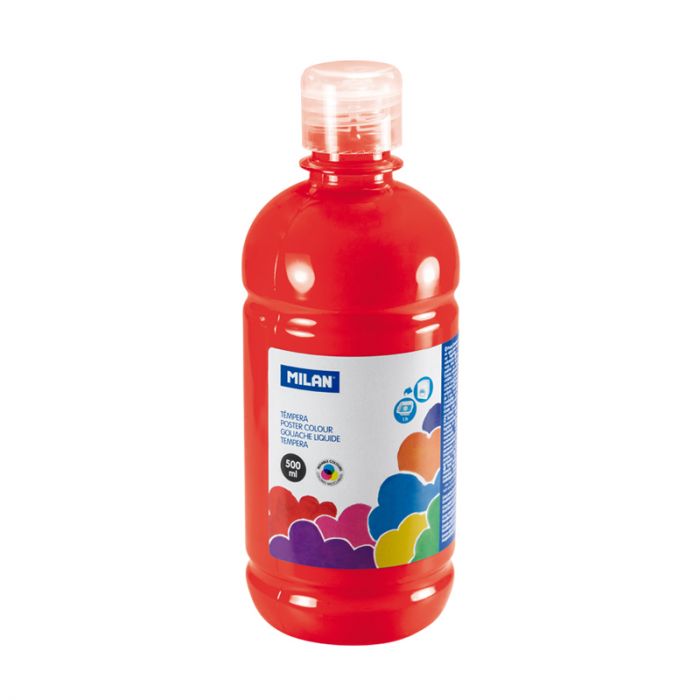 Poster Paint 500 ml bottle vermilion - Al Masam Stationery LLC Main image