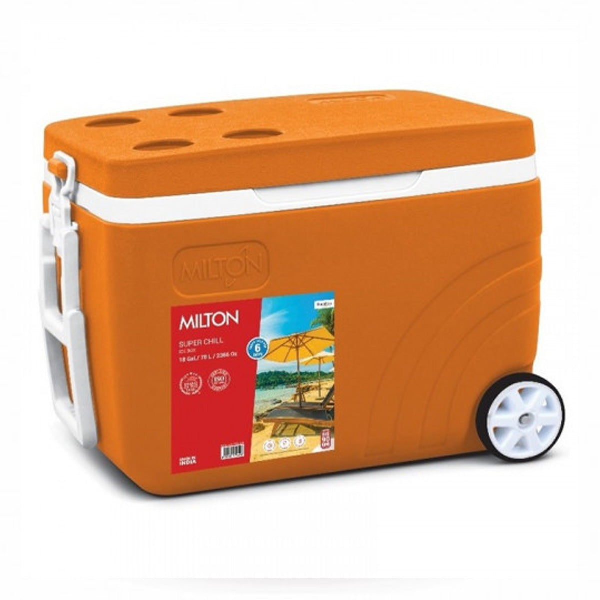 Milton Super Chill Ice Box 70L Orange - Al Masam Stationery LLC Main image