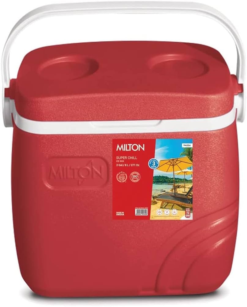 Milton Super Chill Ice Box 8L Red - Al Masam Stationery LLC Main image