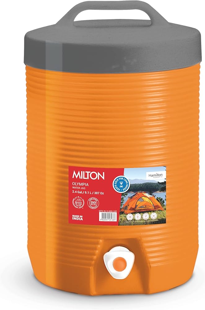 MiltonKool Olympia Water Jug 9.1L Orange - Al Masam Stationery LLC Main image