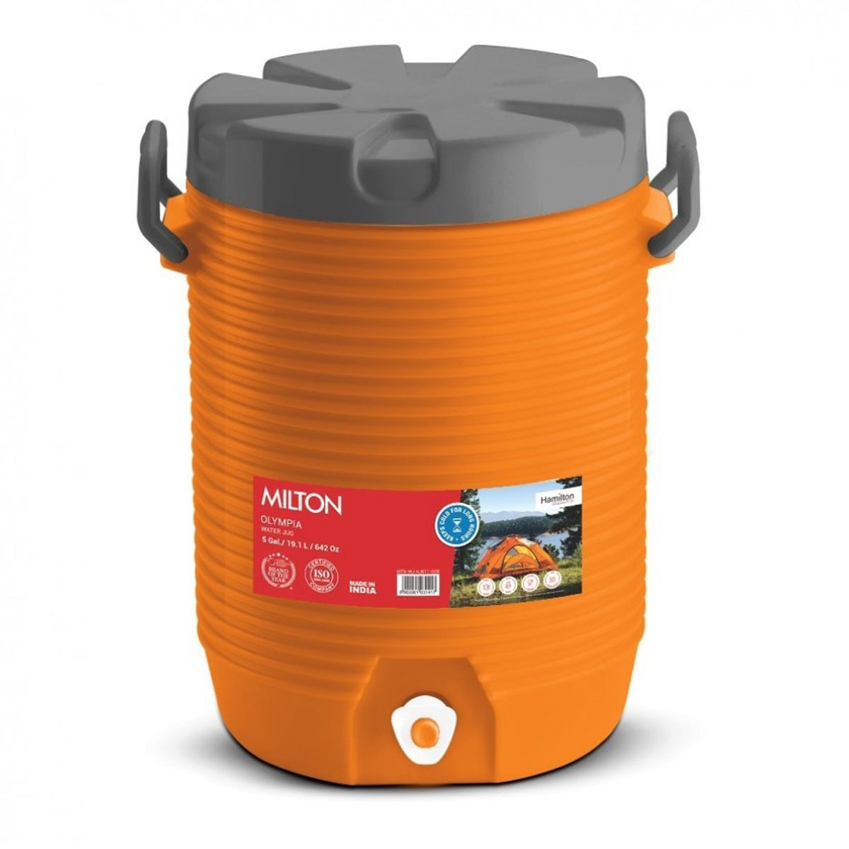Milton Kool Olympia Water Jug 3.8L Orange - Al Masam Stationery LLC Main image