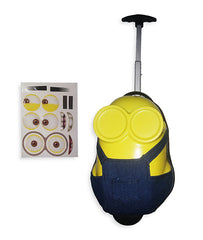 Minion 13 inches Shape Trolley with Expression Stickers - Al Masam Stationery LLC