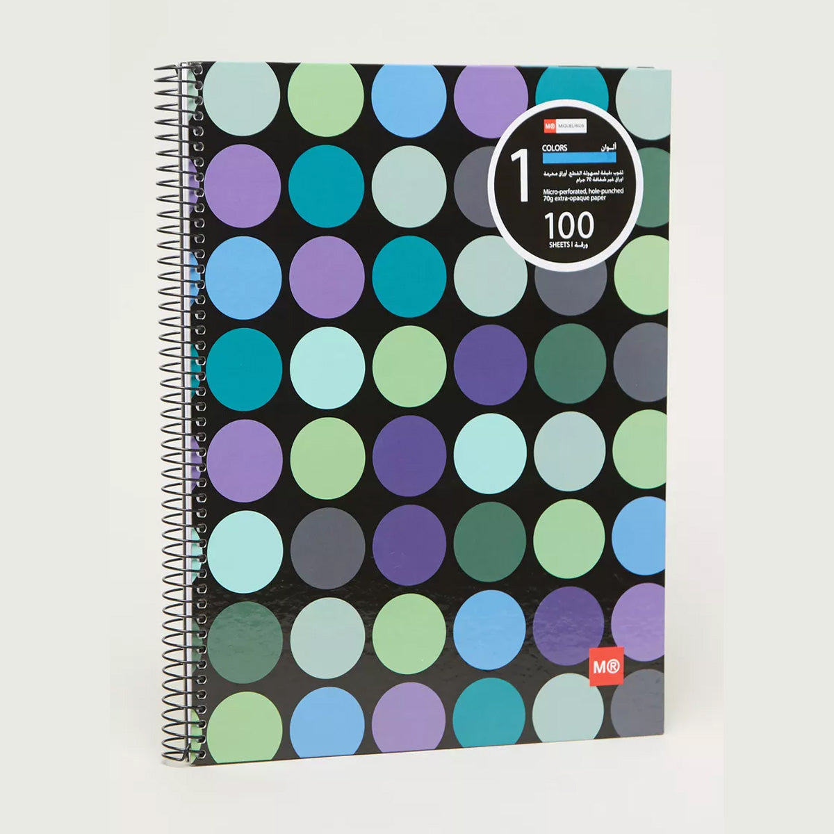 Miquelrius Candy Apple Green Notebook 1 Subject A4 100 Sheets - Al Masam Stationery LLC Main image