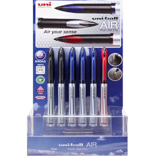 UBA 188L Uniball AIR 0.7mm Display of 36 Pcs - Al Masam Stationery LLC Main image
