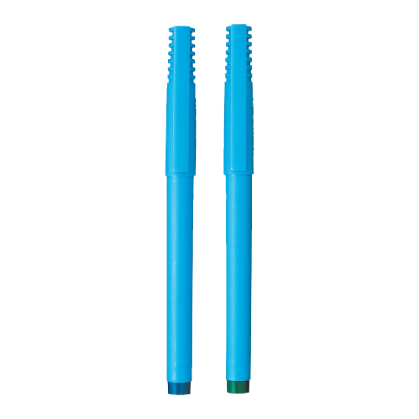 Uni-ball UB 100 Roller pen Blue and Black - Al Masam Stationery LLC Main image