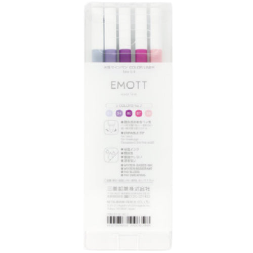 Uni EMOTT ever fine Floral Color - Al Masam Stationery LLC Main image