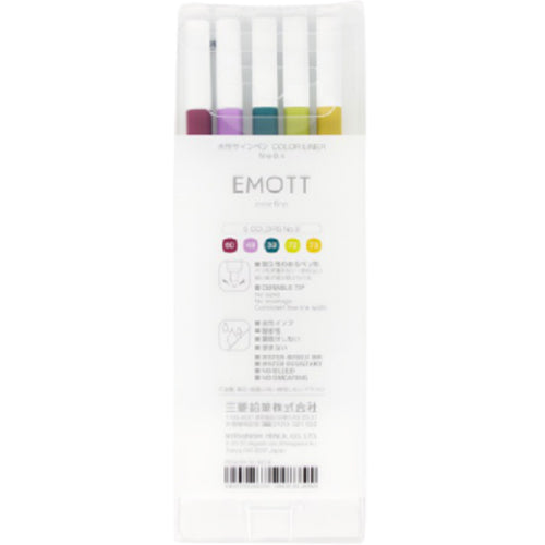 Uni EMOTT ever fine Retro Color - Al Masam Stationery LLC Main image