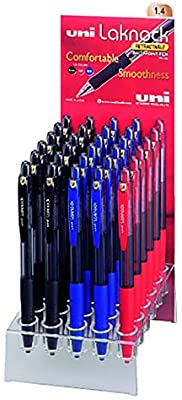 Uni Laknock SN100F Ball point Pen 1.4mm display of 30 Pcs - Al Masam Stationery LLC Main image
