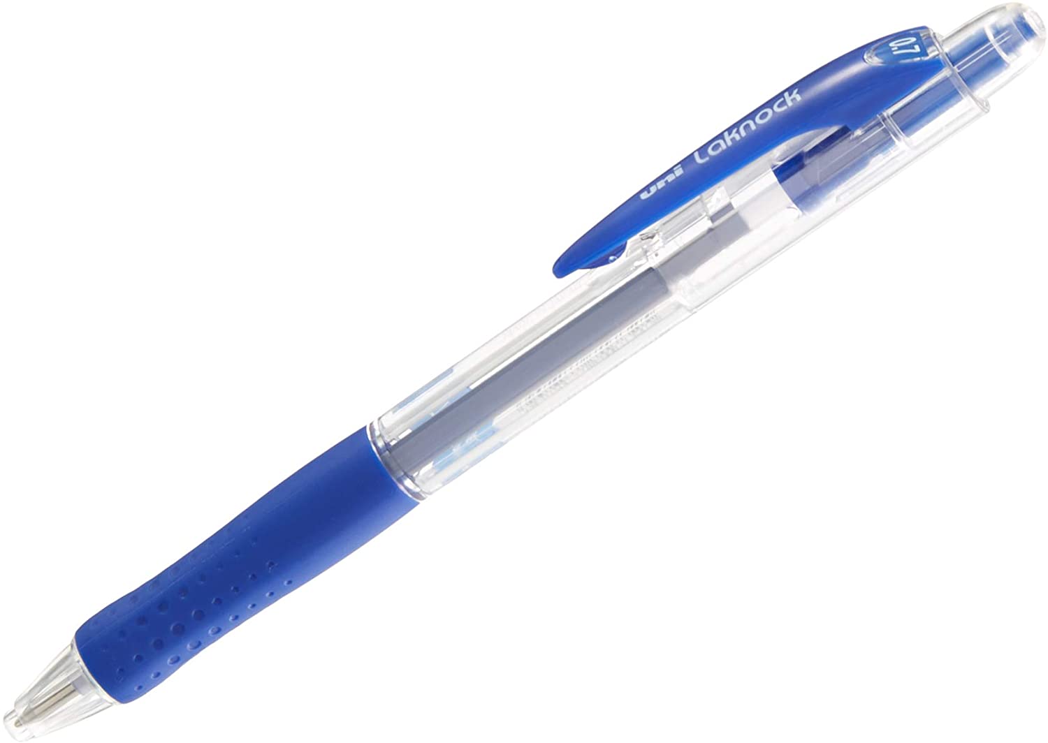 Uni Laknock SN100M Ball Pen 1mm Blister Pack BLUE - Al Masam Stationery LLC Main image