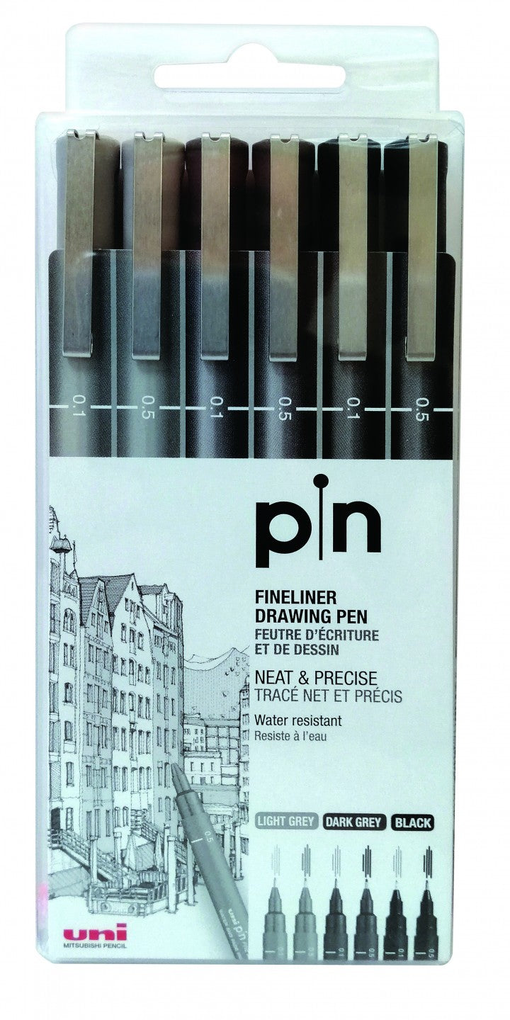 Uni Pin 200 Fine Liner - (MI-PIN200-06C) - Al Masam Stationery LLC Main image