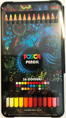 Uni Posca Pencil Set of 36 Colors - Al Masam Stationery LLC Main image