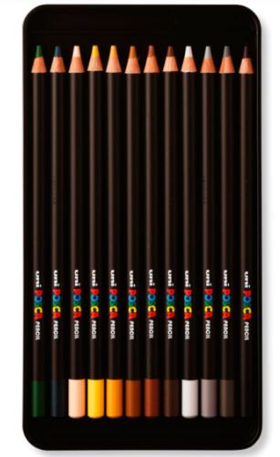 Uni Posca Pencil Set of 36 Colors Secondary image