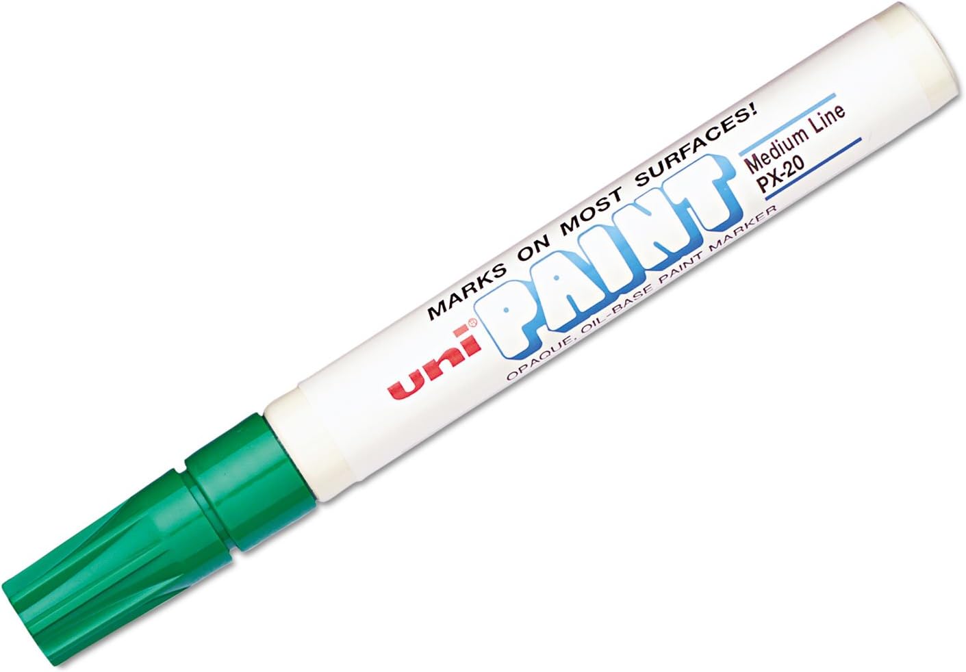 Uni PX20 Paint Marker Bullet Tip Green (Pack of 12) - Al Masam Stationery LLC Main image