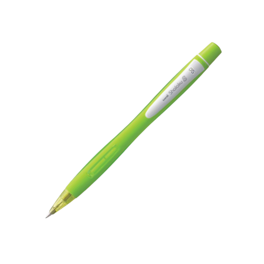 Uni Shalaku-S Mech. Pencil 0.5mm Green with 1 tube lead - Al Masam Stationery LLC Main image