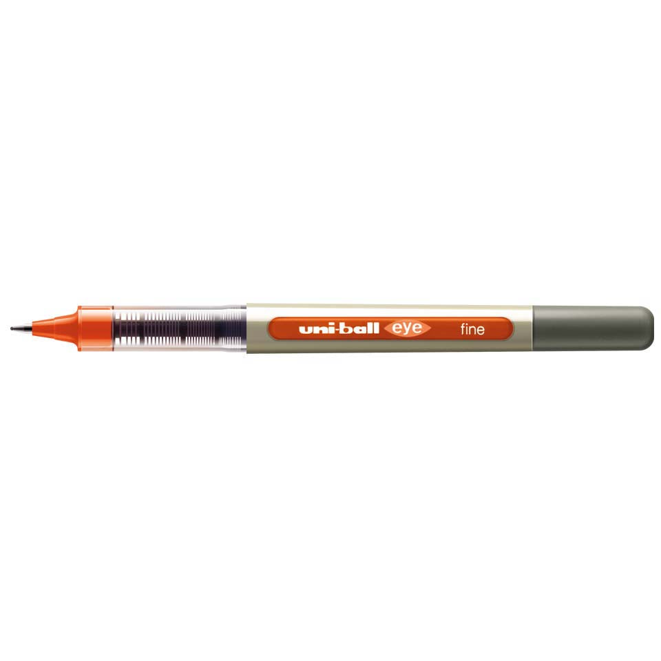 Uniball Eye Fine Rollerball Pen 0.4mm Light Orange - Al Masam Stationery LLC Main image