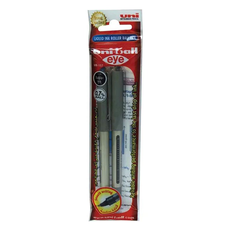 Uniball Eye Fine Rollerball Pen Blue & Black - Al Masam Stationery LLC Main image