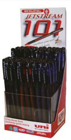 Uniball Jetstream  SX101 Roller Pen 1.0mm Display of 60 Pcs - Al Masam Stationery LLC Main image